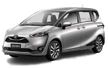 Toyota Sienta MPV for rental