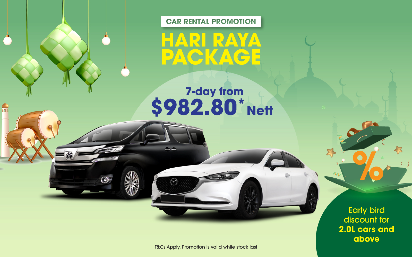 Hari Raya Puasa 2023 Car Rental Package