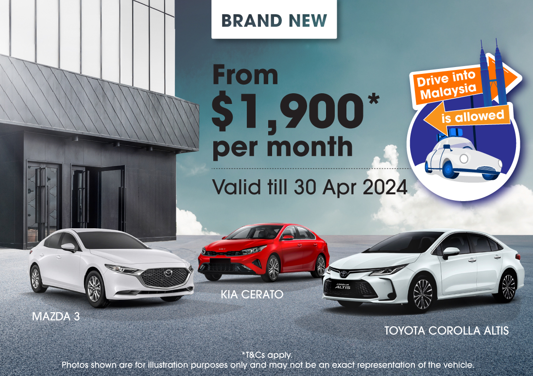 Brand New 1.5/1.6L Cars From $1,900* Per Month