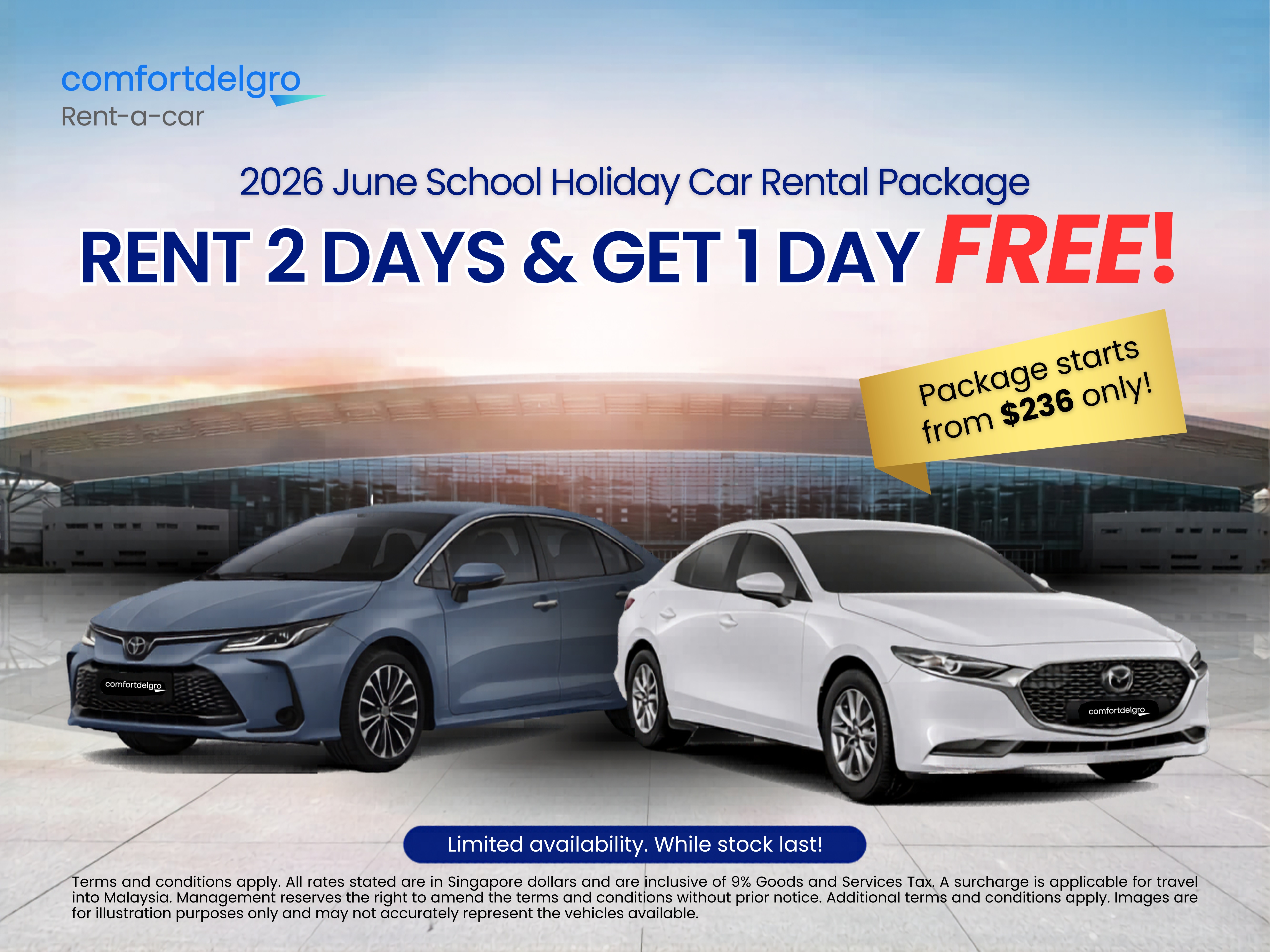 2026 June School Holiday Car Rental Package